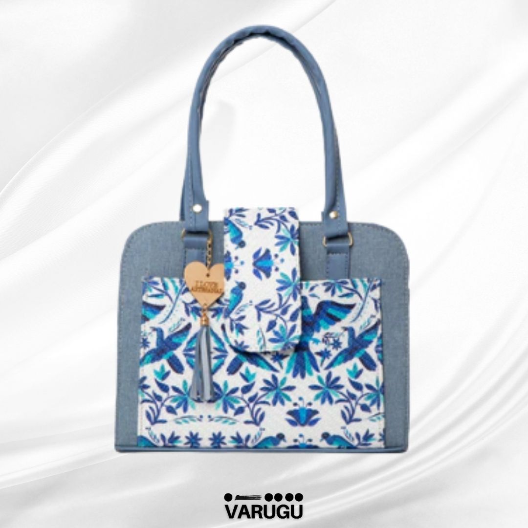 Bolsa grande con diseño imitación piel - Varios colores