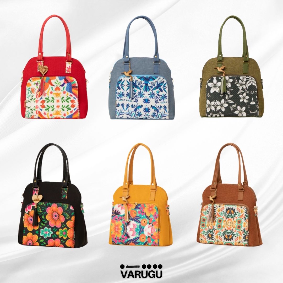 Bolsa grande diversos diseños con colibrí - Variedad de colores