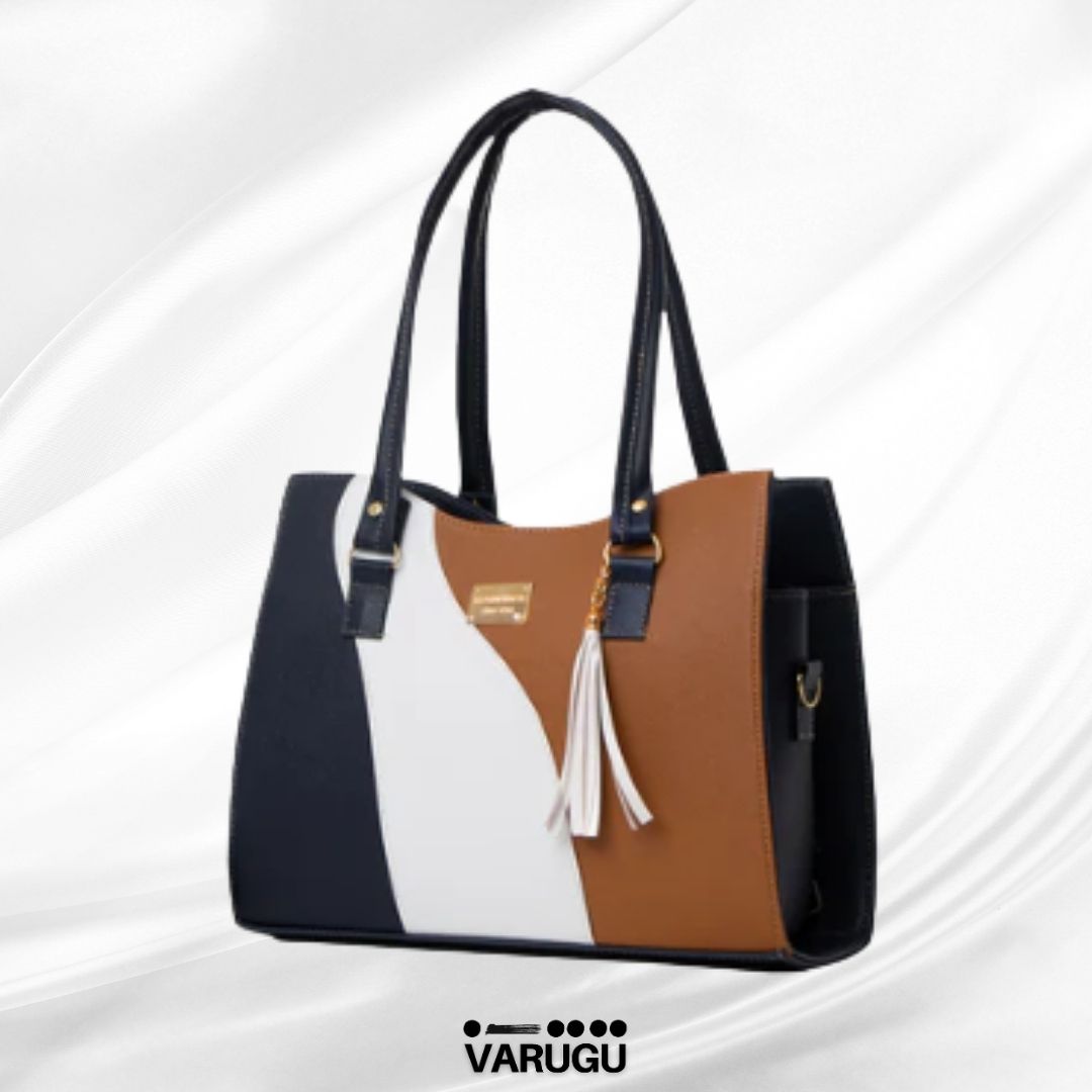 Bolsa grande diseño transversal - Variedad de colores