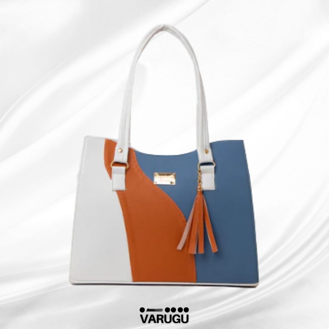 Bolsa grande diseño transversal - Variedad de colores