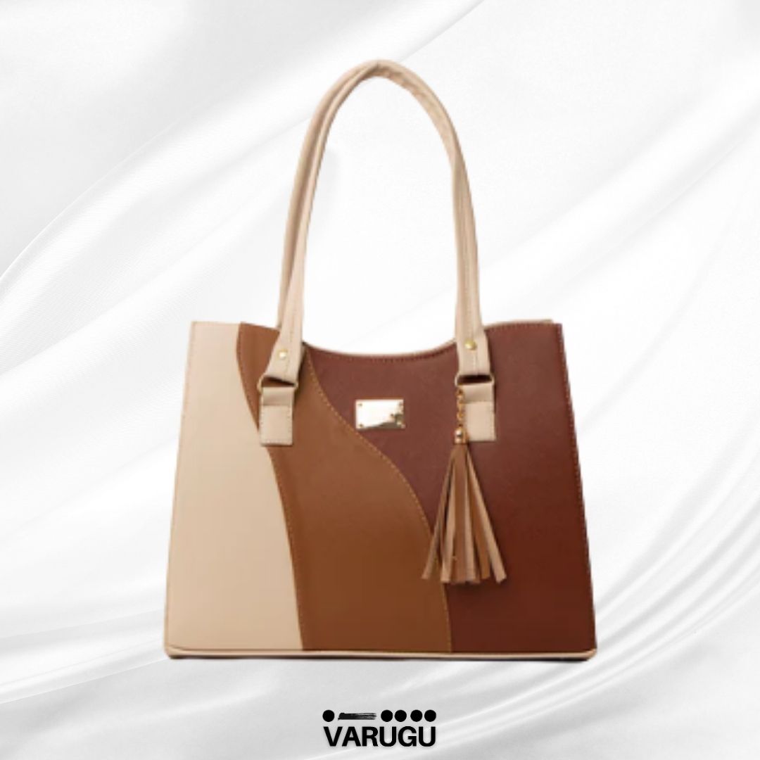 Bolsa grande diseño transversal - Variedad de colores