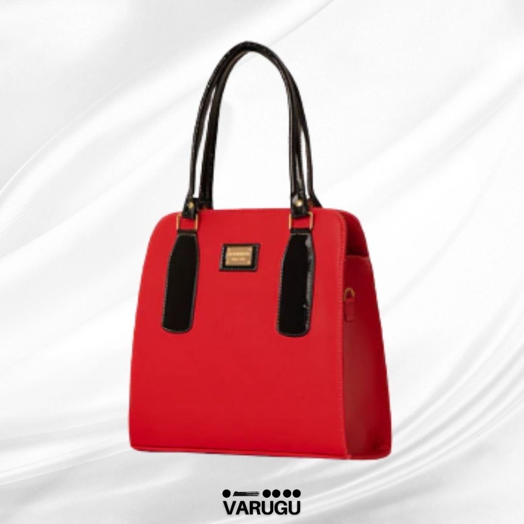 Bolsa color uniforme asa negra - Variedad de colores