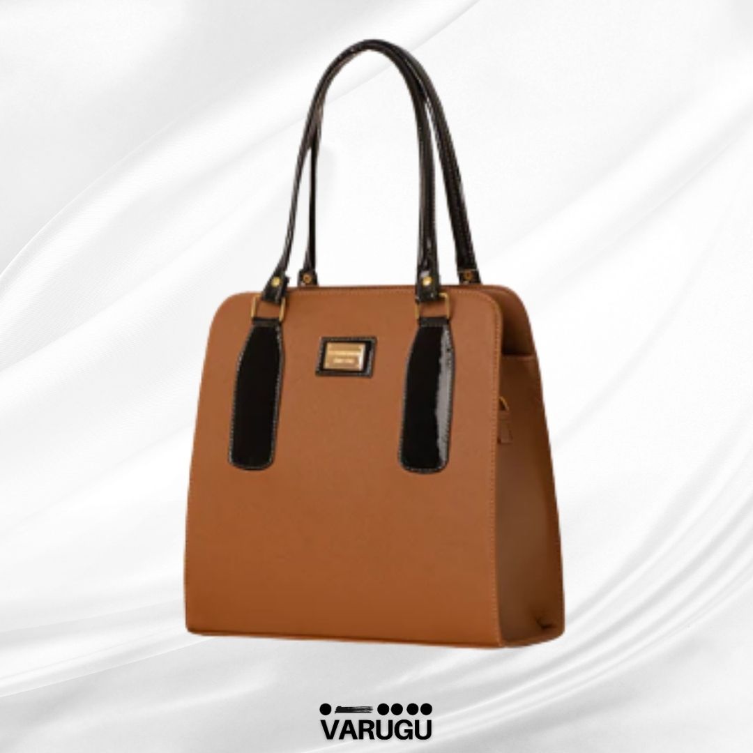 Bolsa color uniforme asa negra - Variedad de colores