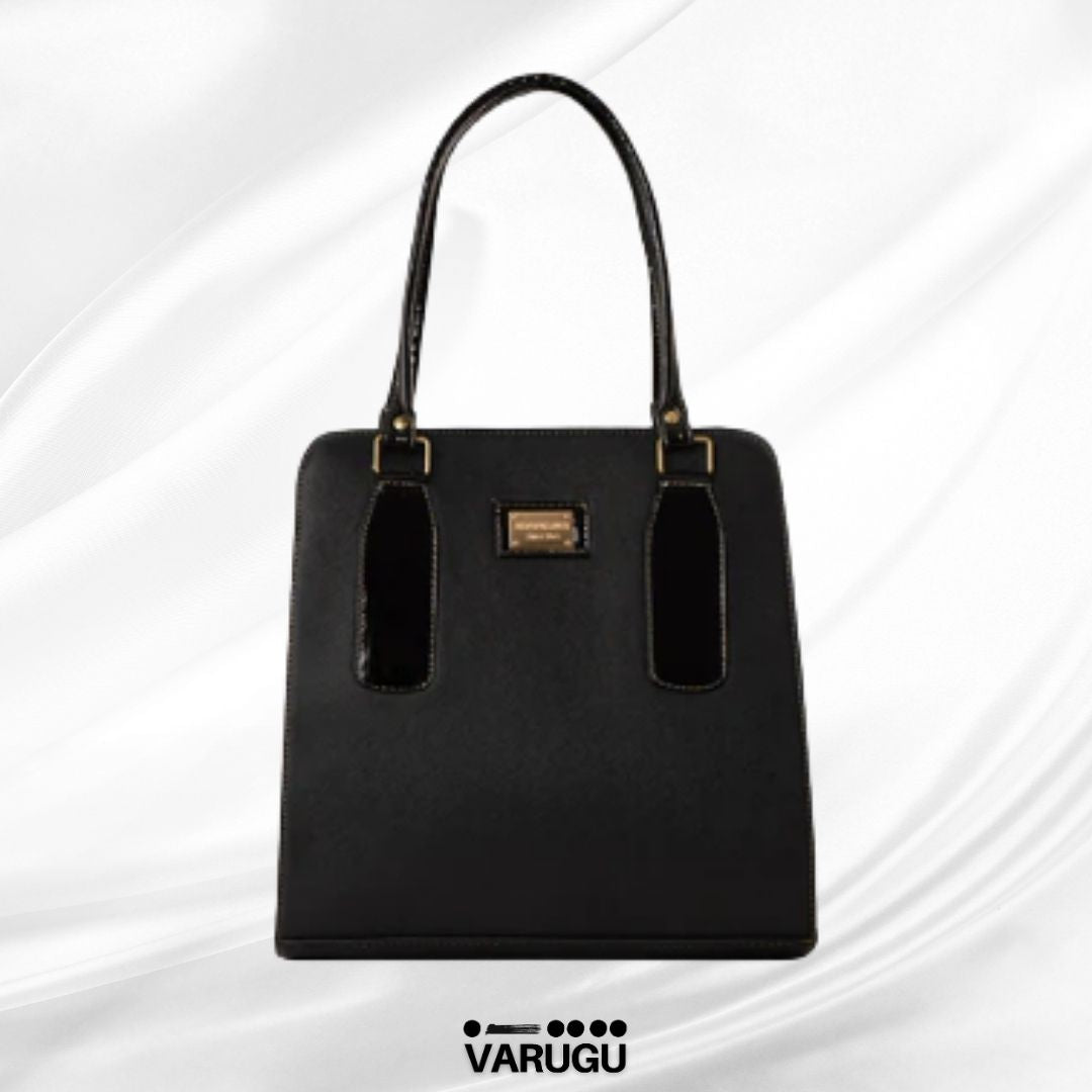 Bolsa color uniforme asa negra - Variedad de colores