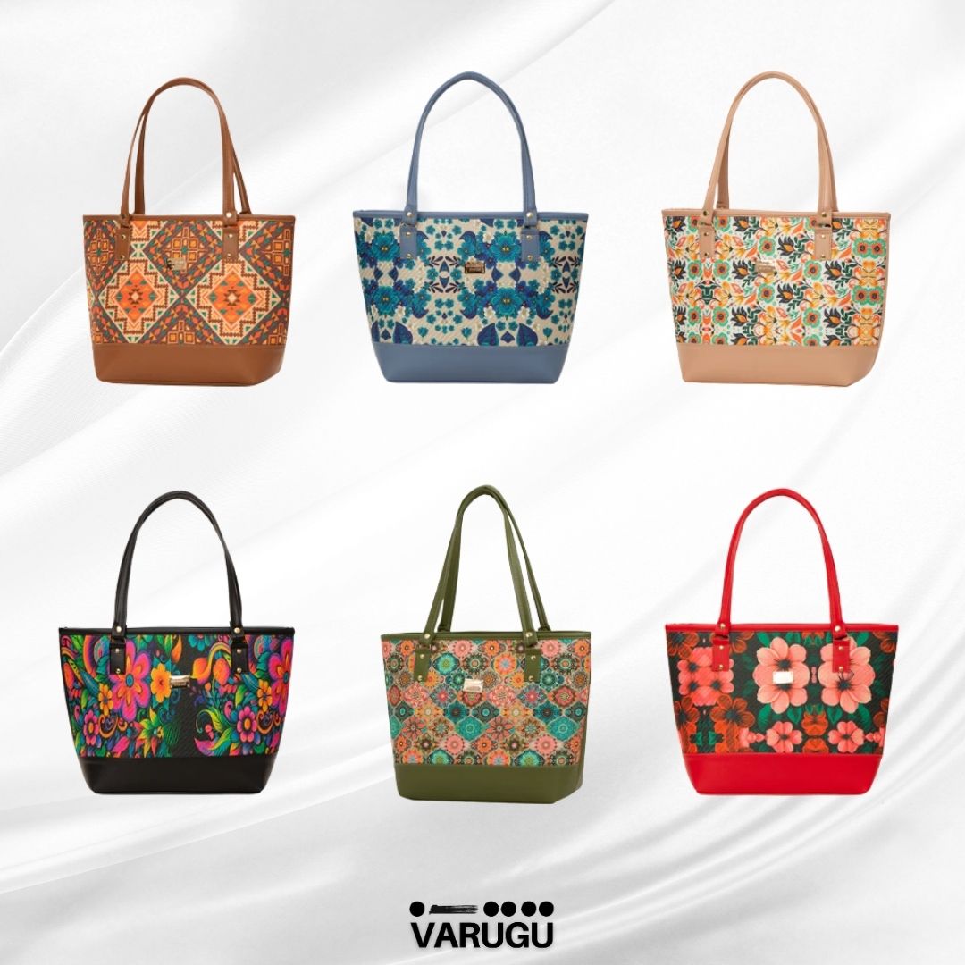 Bolsa con diseños diversos imitación piel - Varios colores
