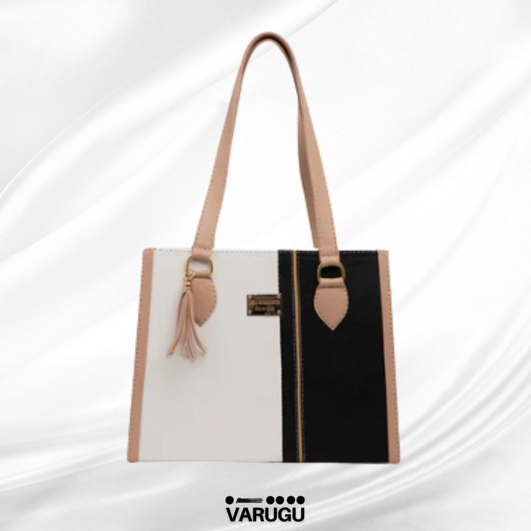 Bolsa amplia con líneas verticales - Varios colores