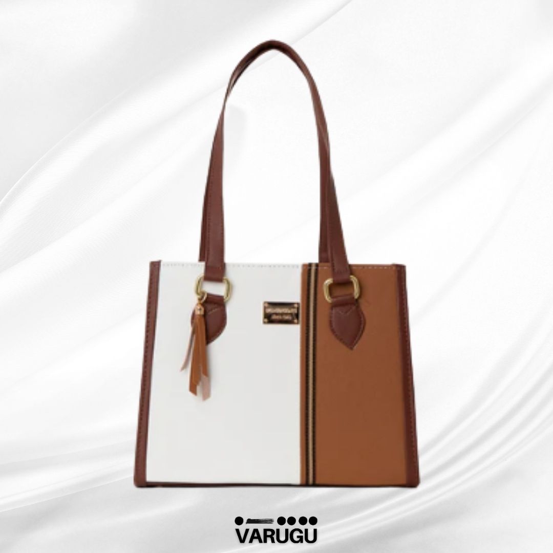 Bolsa amplia con líneas verticales - Varios colores