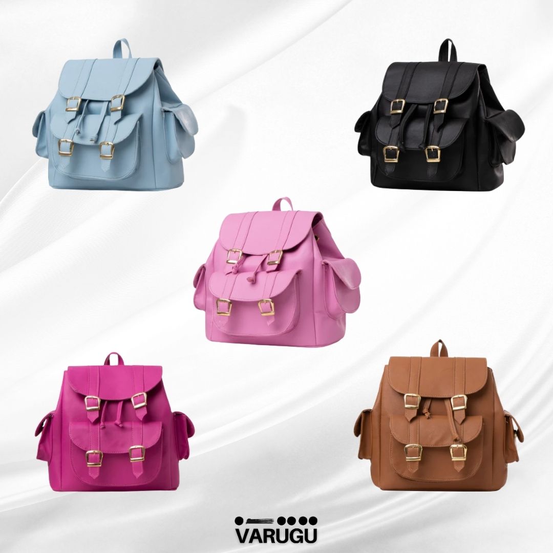 Mochila grande con hebillas - Diferentes colores