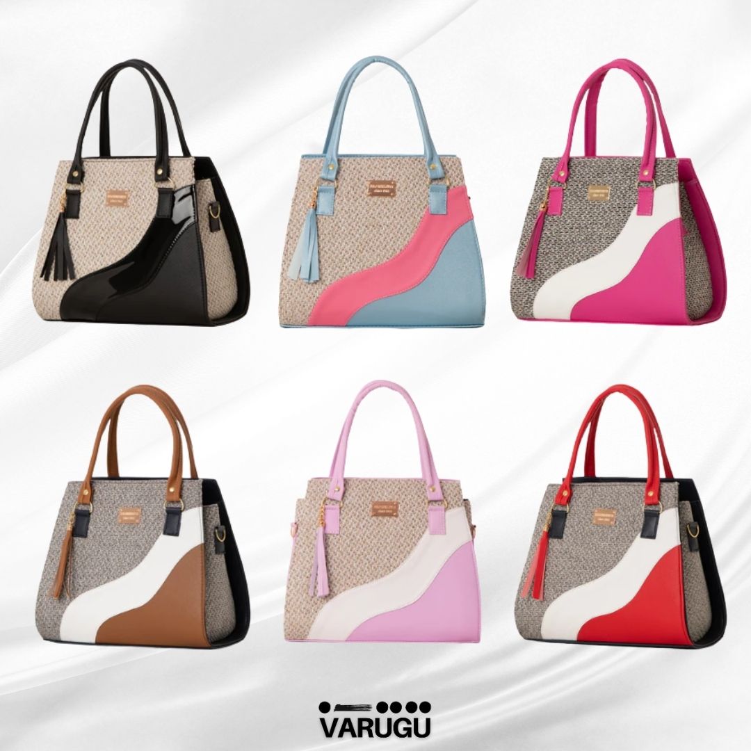 Bolsa Multicolor con ondas transversales - Diseño único