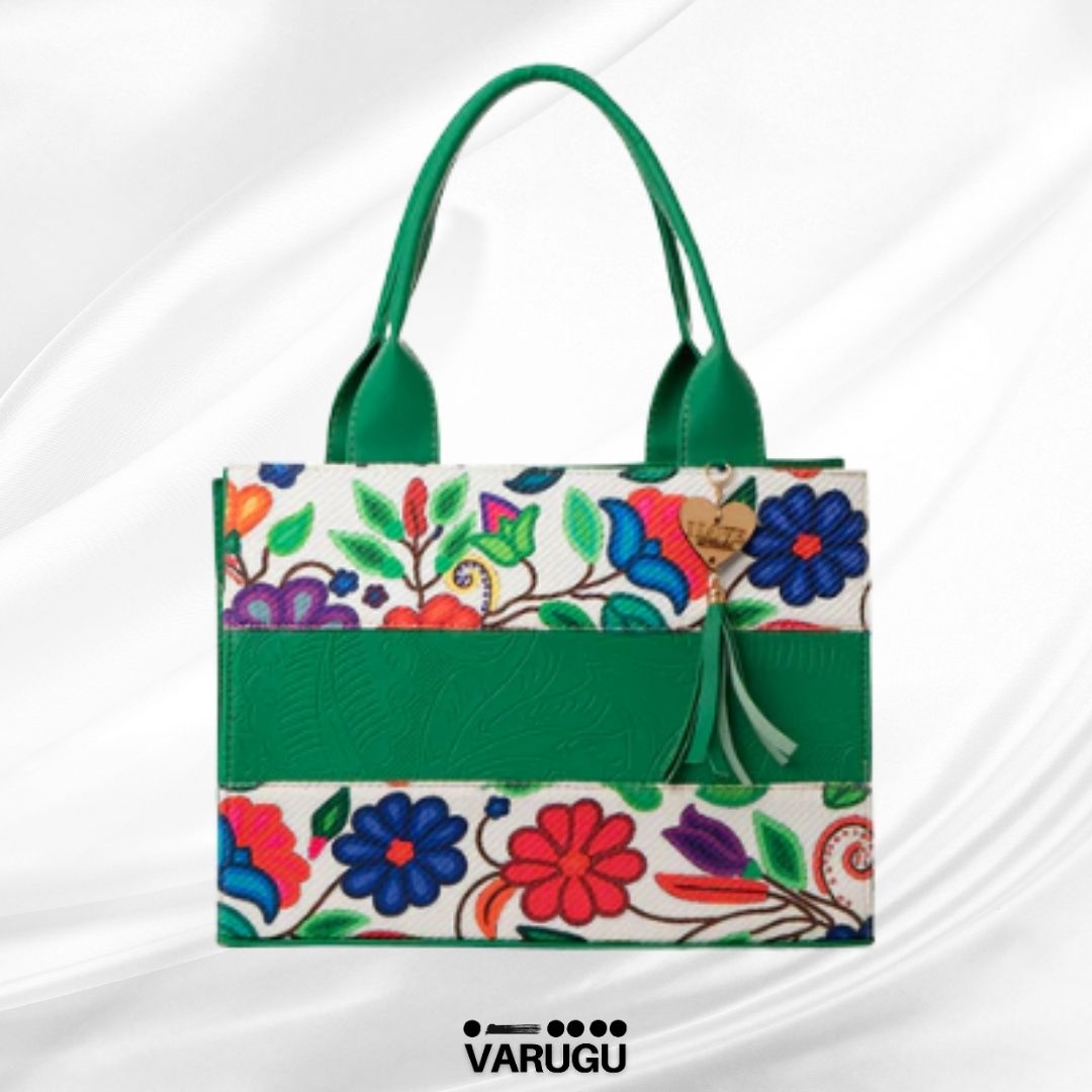 Bolsa amplia con diseño imitación piel - Varios colores