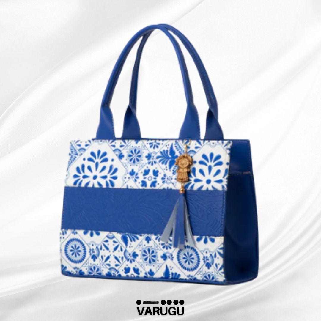 Bolsa amplia con diseño imitación piel - Varios colores
