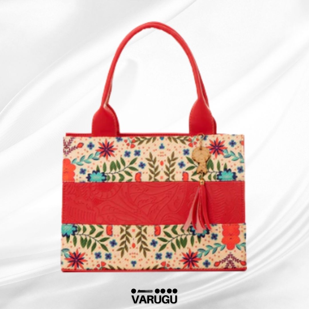 Bolsa amplia con diseño imitación piel - Varios colores
