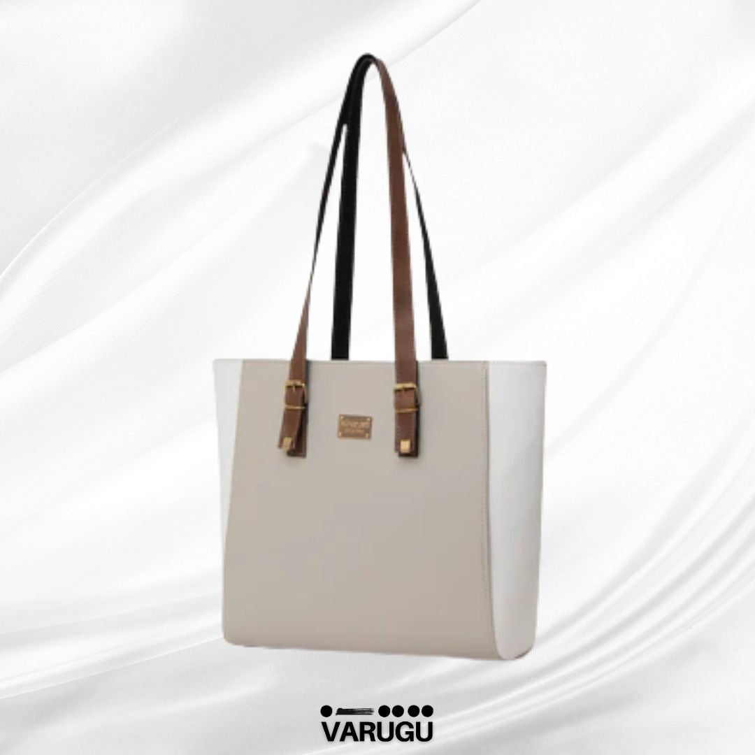 Bolsa amplia con costados blancos - Varios colores