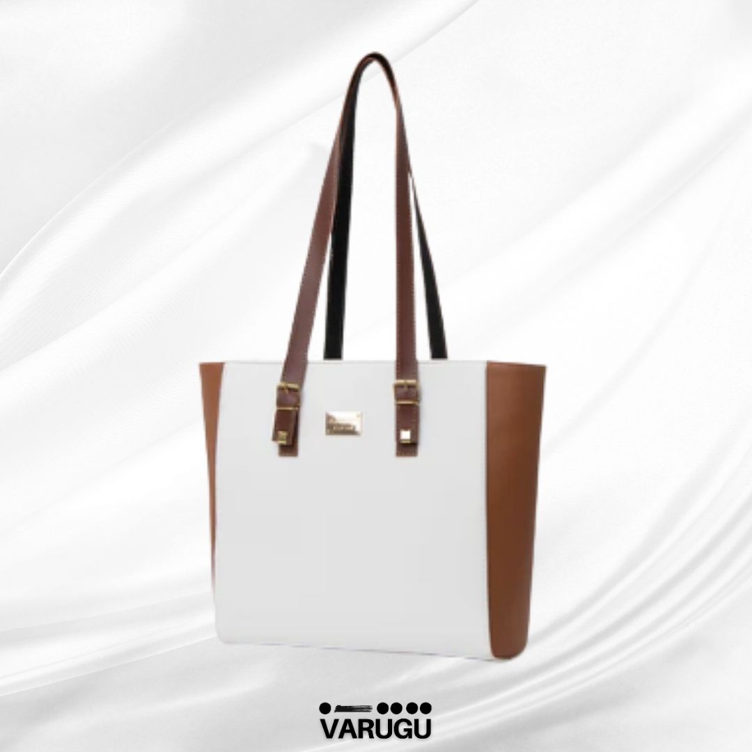 Bolsa amplia con costados blancos - Varios colores