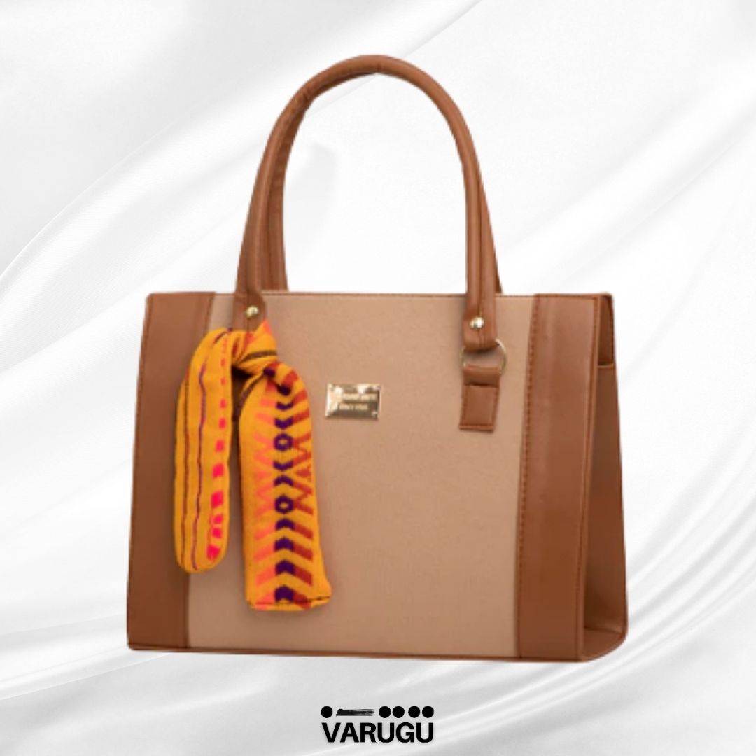 Bolsa grande con pañuelo - Variedad de colores