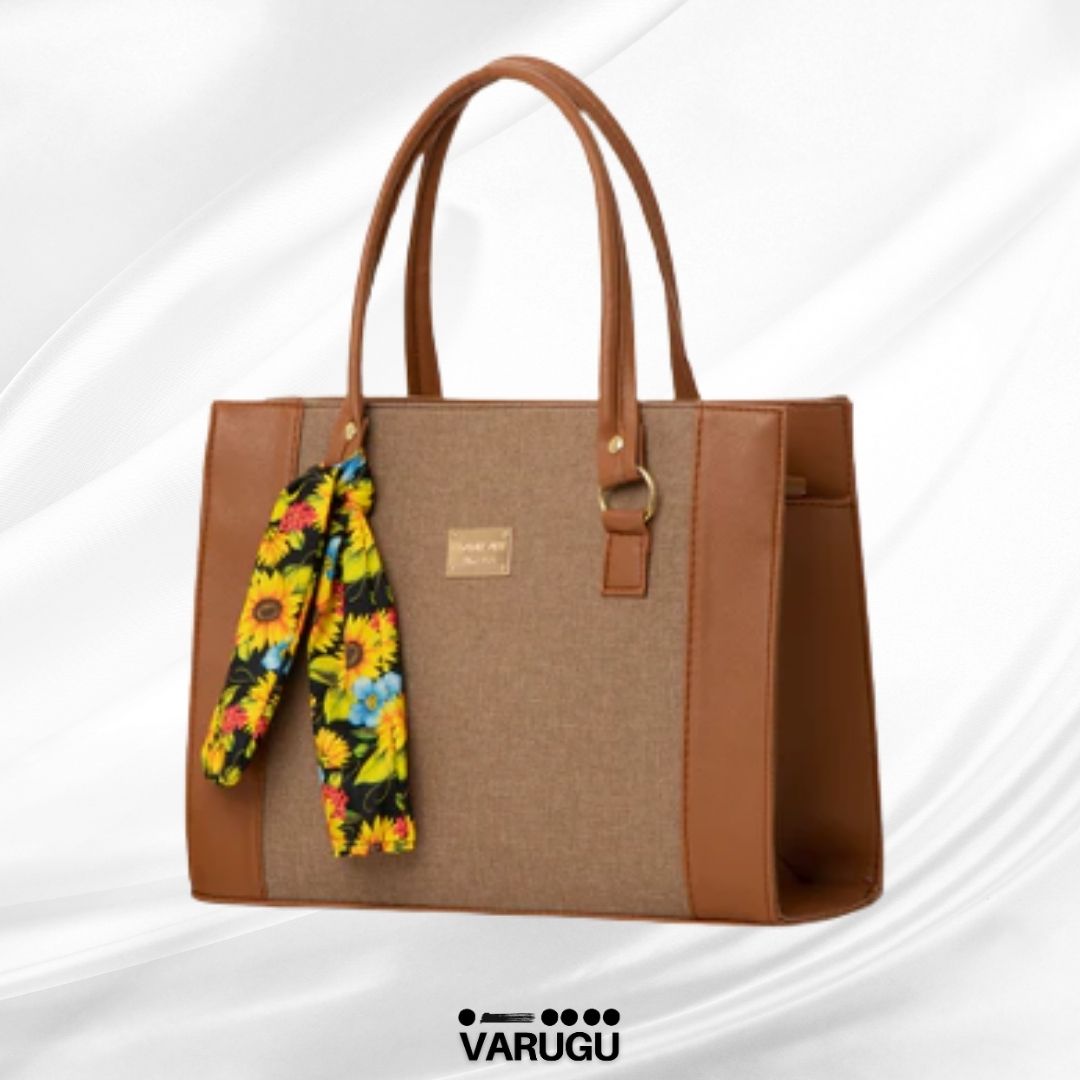 Bolsa grande con pañuelo - Variedad de colores