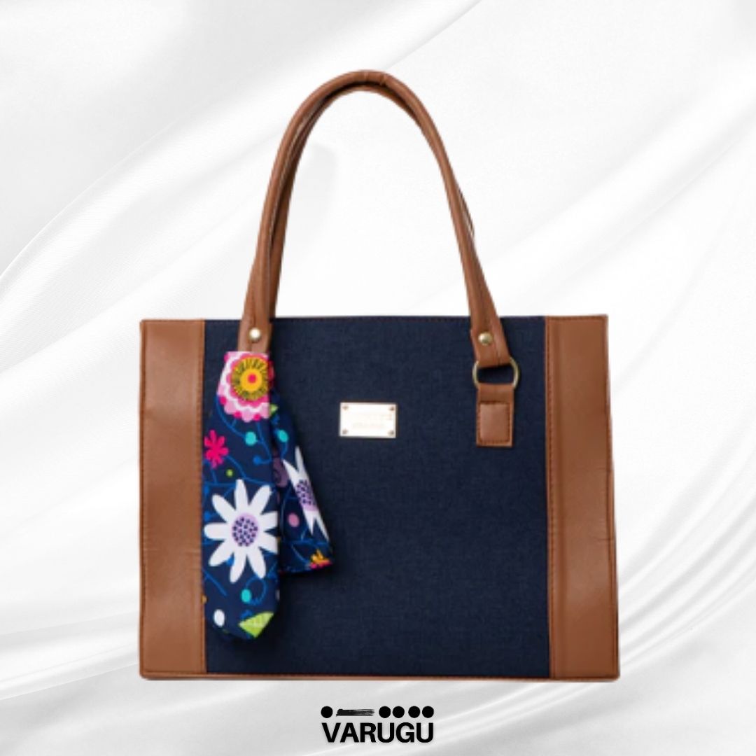 Bolsa grande con pañuelo - Variedad de colores