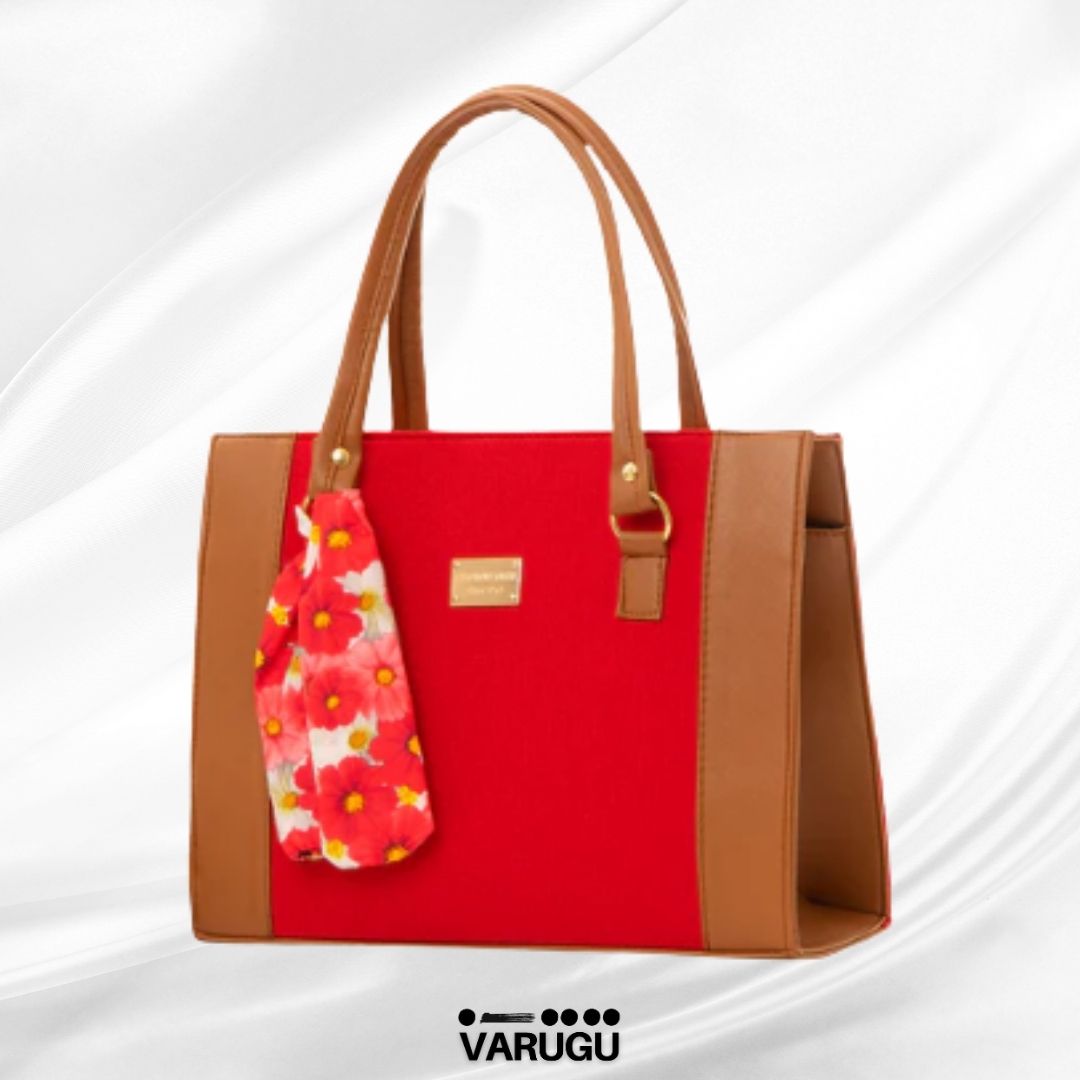Bolsa grande con pañuelo - Variedad de colores
