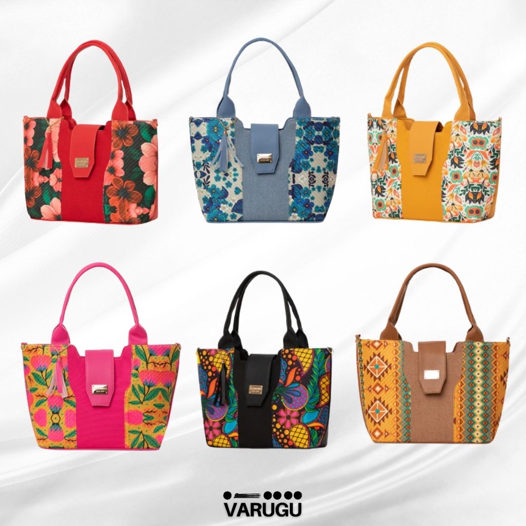 Bolsa amplia con diseño casual - Varios colores