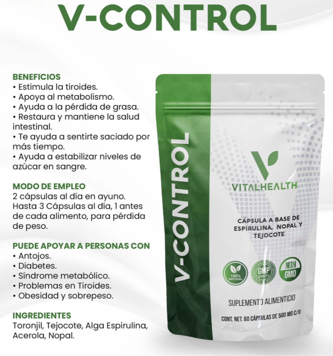 V CONTROL - Controla el hambre y baja de peso