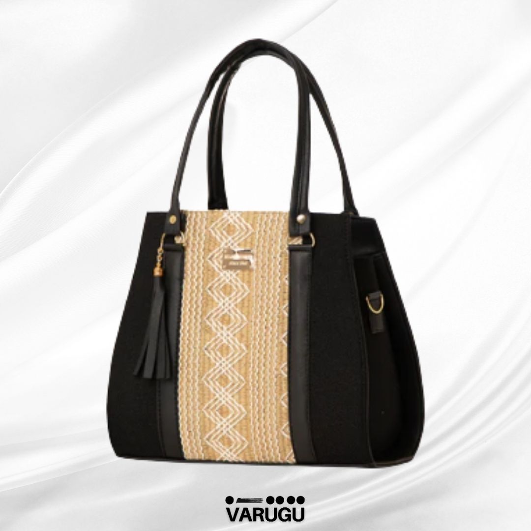 Bolsa estilo tejido fresca - Diseños variados multicolor