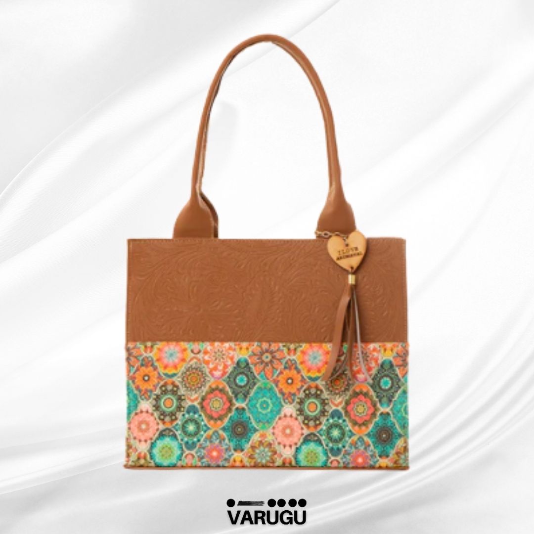 Bolsas de colores con flores - Varios diseños