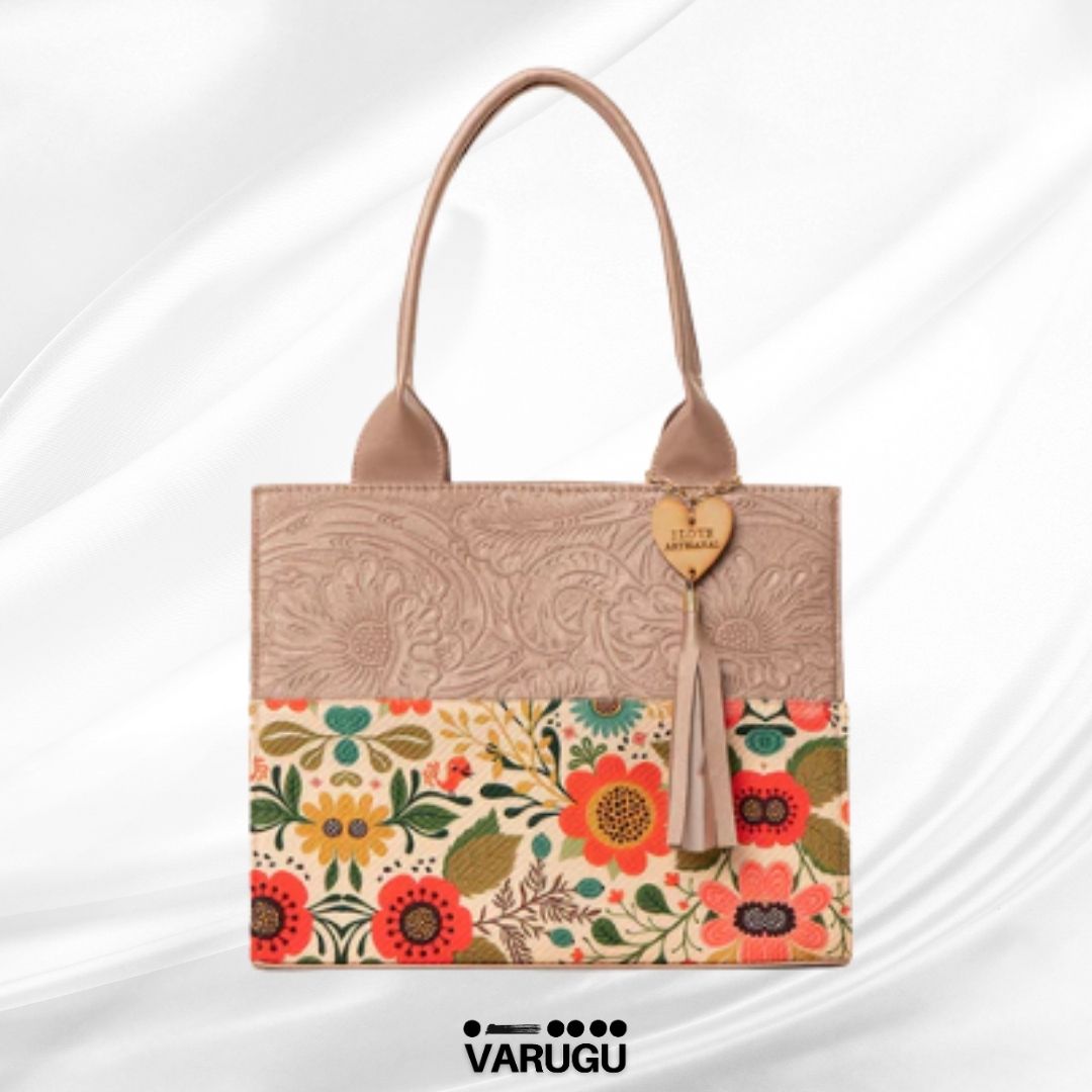 Bolsas de colores con flores - Varios diseños