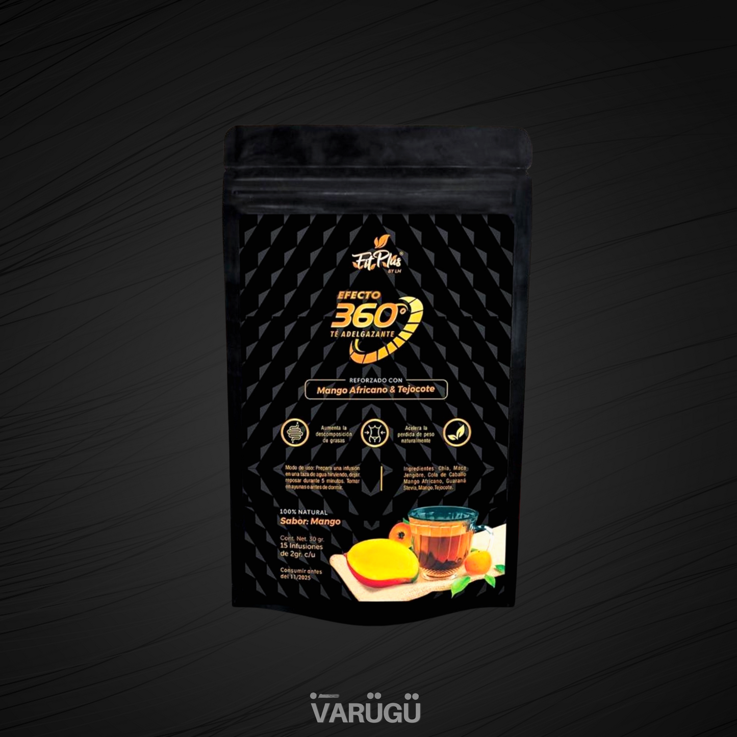 TÉ ADELGAZANTE 360 Acelera descomposición de grasa y mejora retención de líquidos