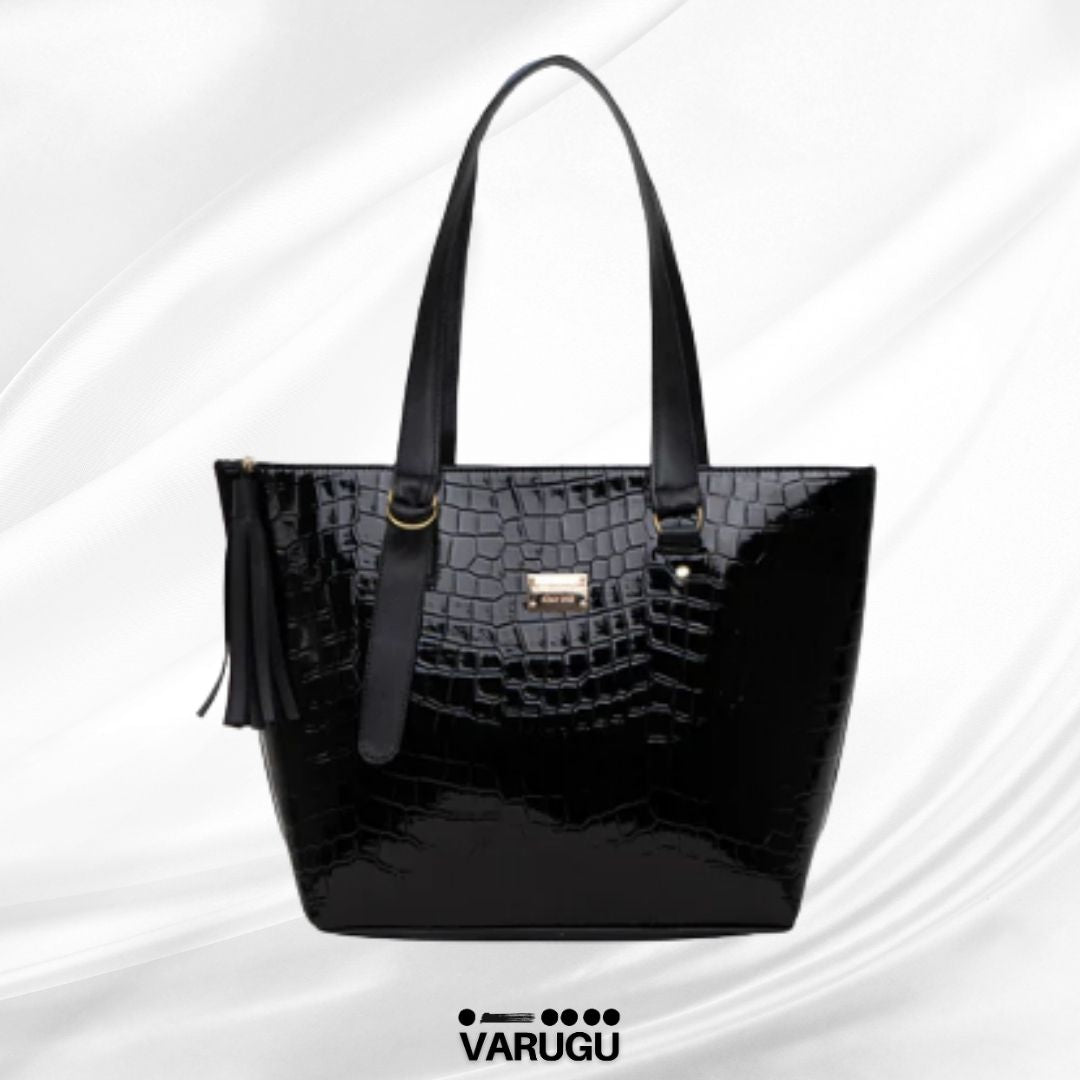 Bolsa amplia en color negro - Diseño tu medida