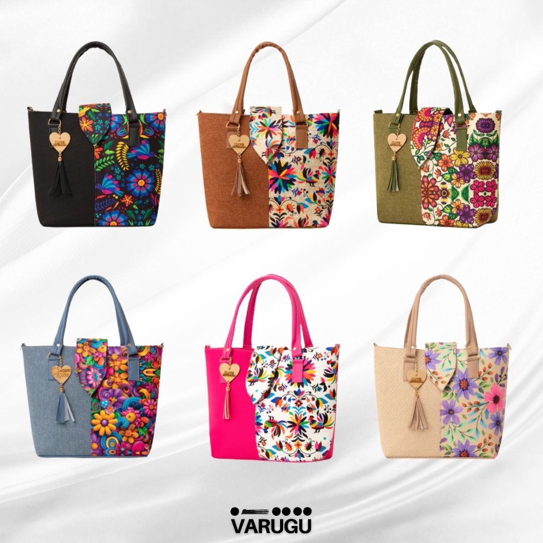 Bolsas amplias con diseño - Colores vibrantes
