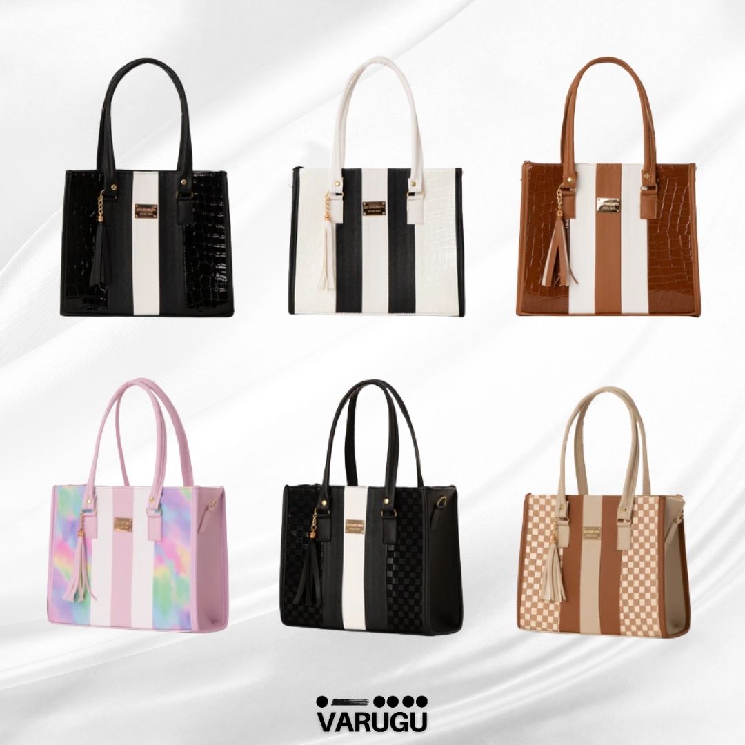 Bolsa grade con líneas verticales - Variedad de colores