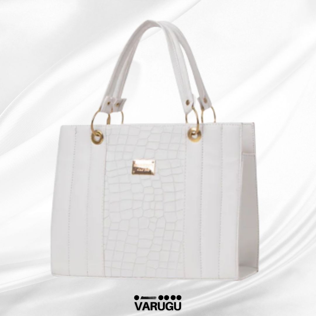 Bolsa amplia con diseño imitación piel - Varios colores
