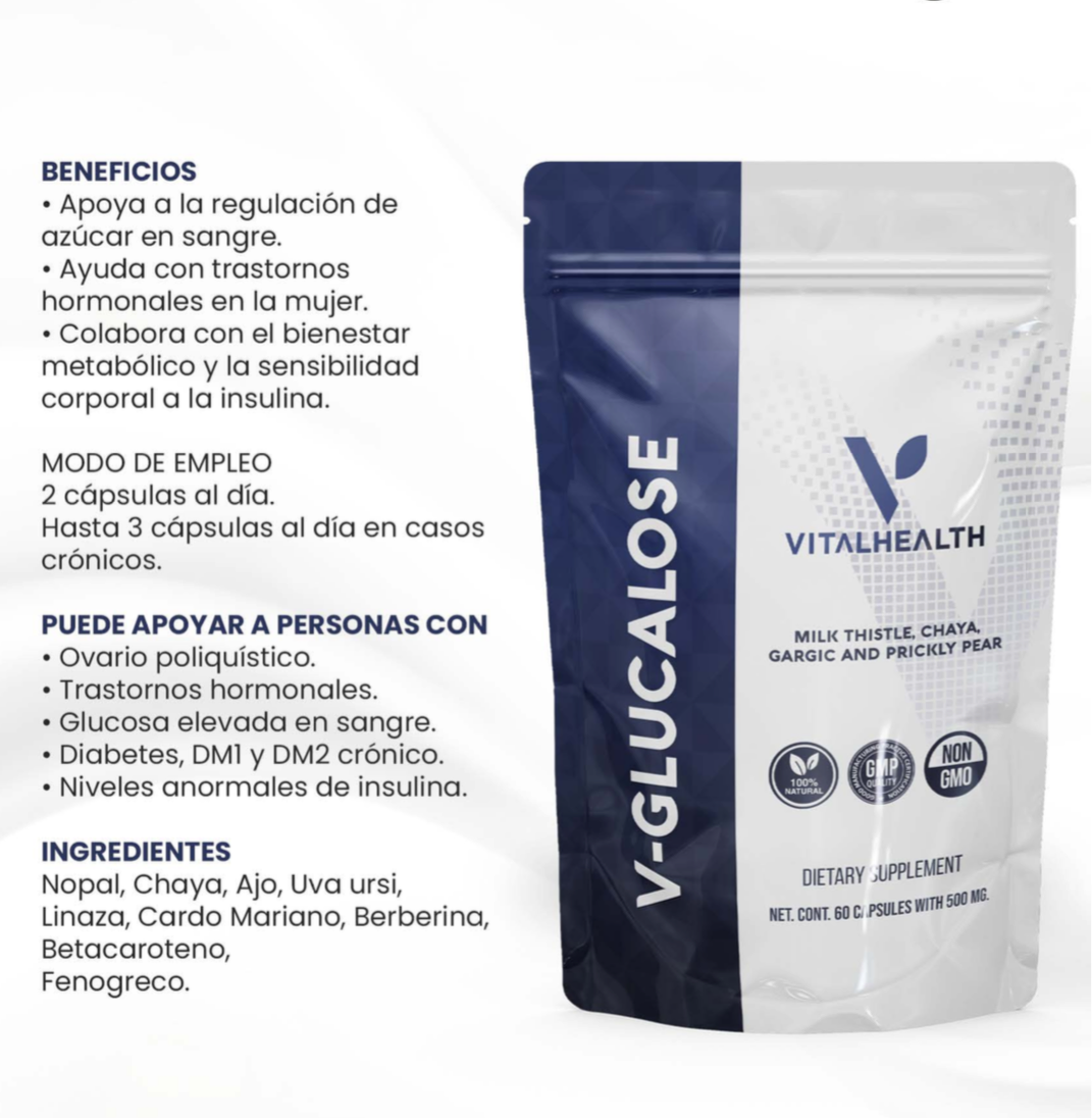 GLUCALOSE - Suplemento para control de glucosa