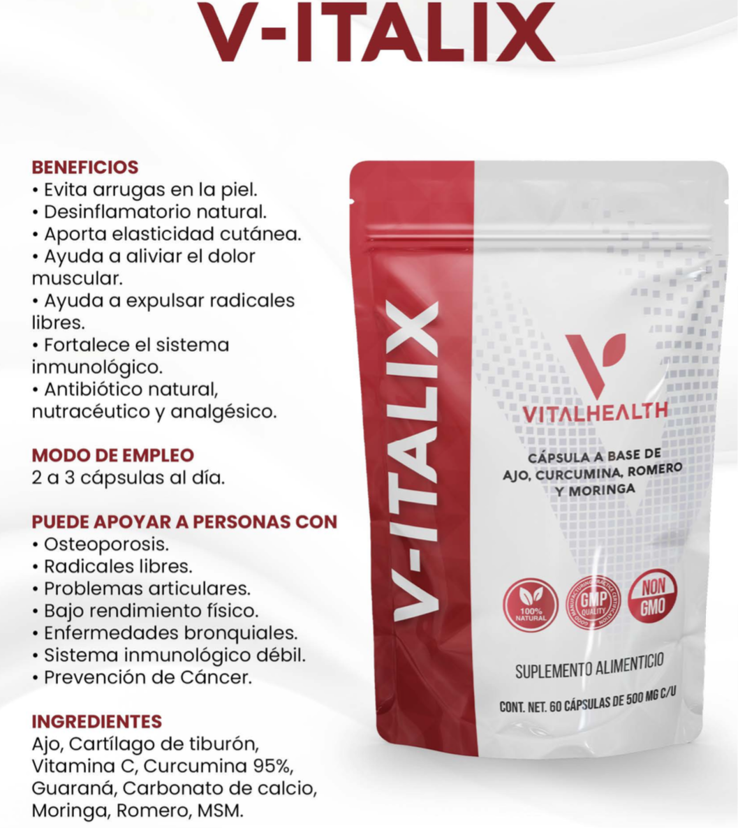 VITALIX - Fuerza celular y potenciador del rendimiento físico