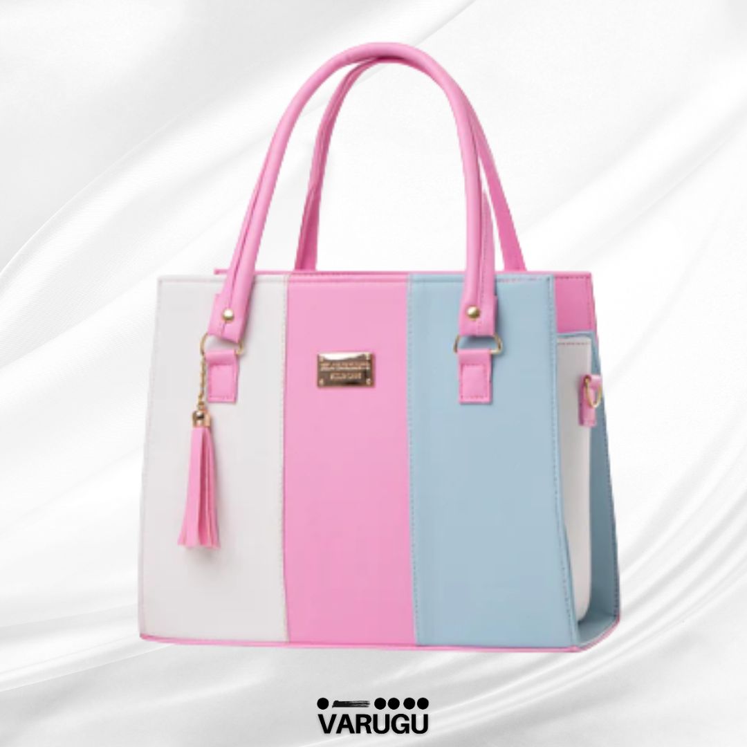 Bolsa grande con rayas - Varios colores