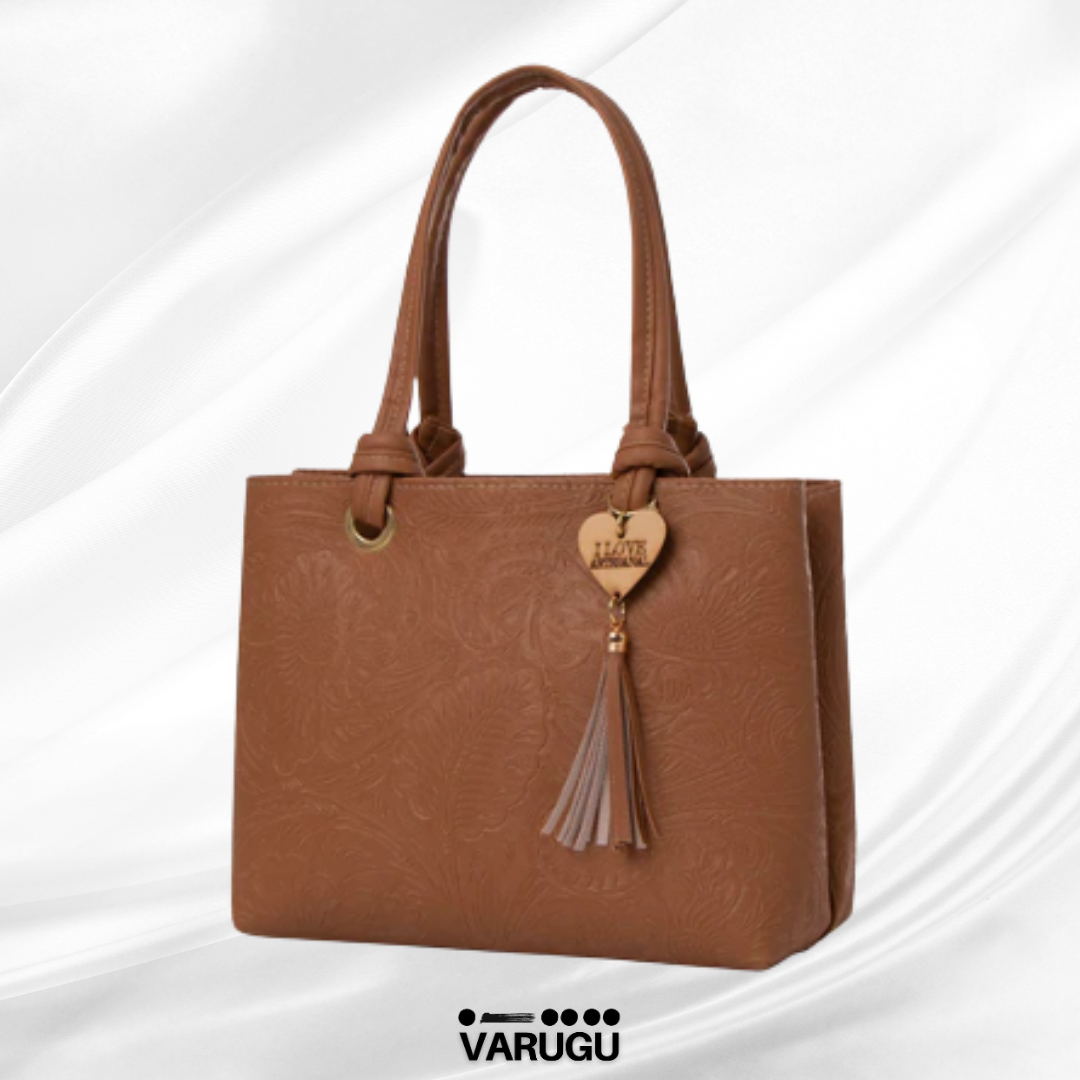 Bolsa con llavero de corazón - Diferentes colores