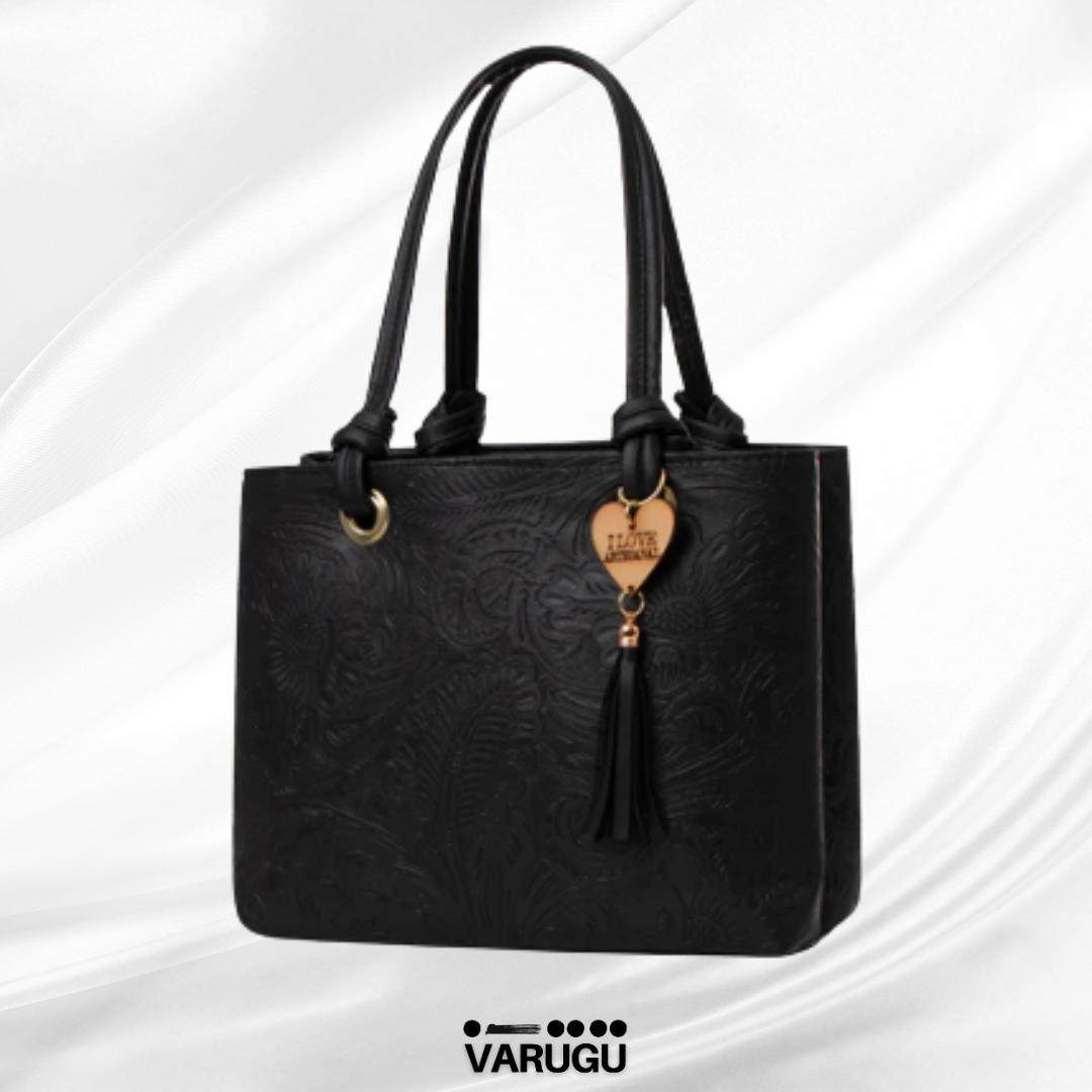Bolsa con llavero de corazón - Diferentes colores