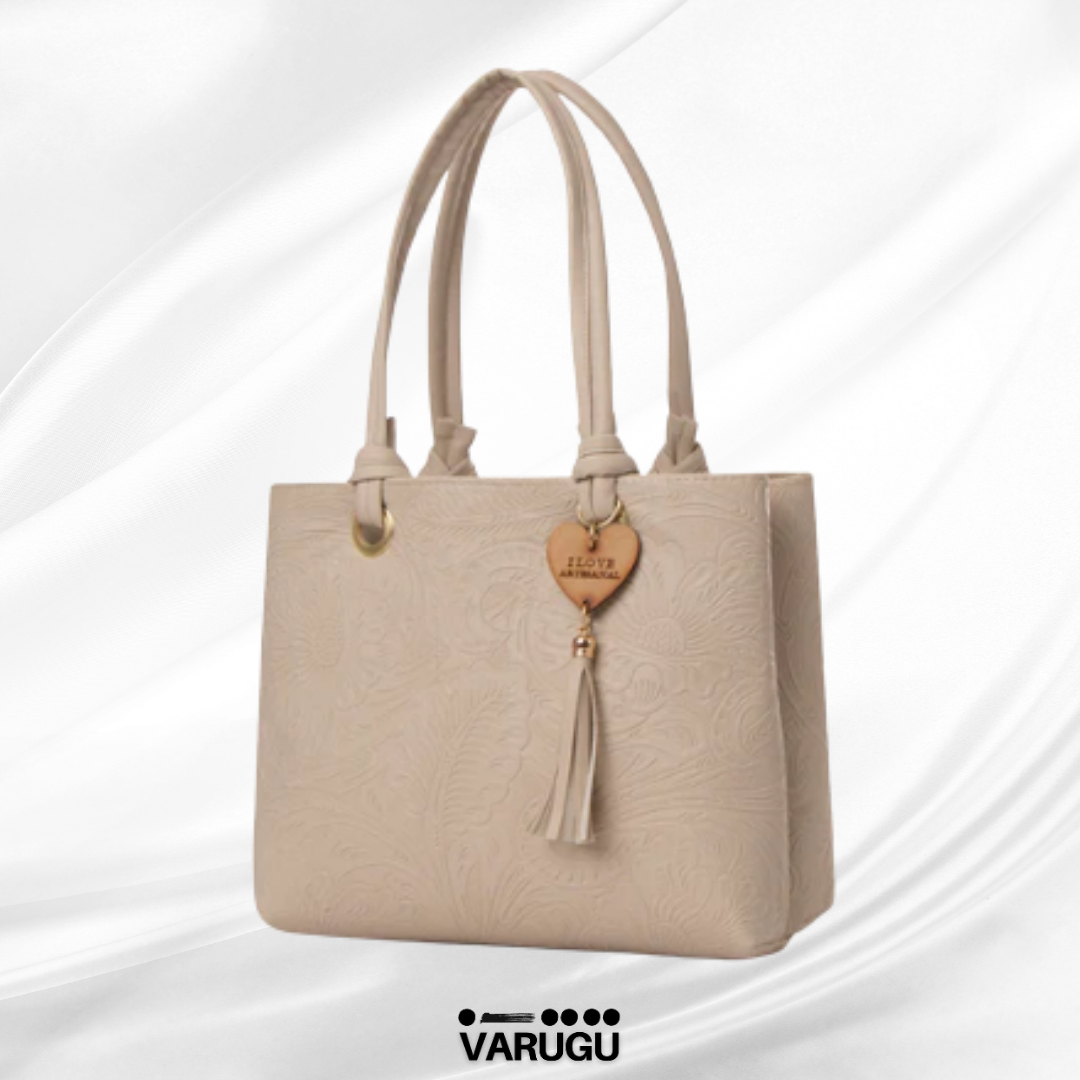 Bolsa con llavero de corazón - Diferentes colores