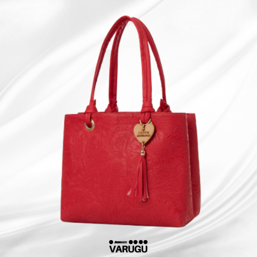 Bolsa con llavero de corazón - Diferentes colores