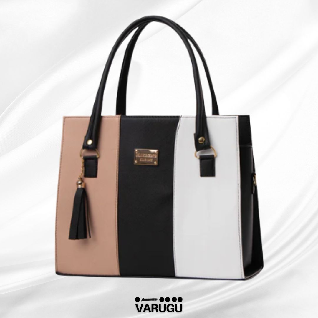 Bolsa grande con rayas - Varios colores