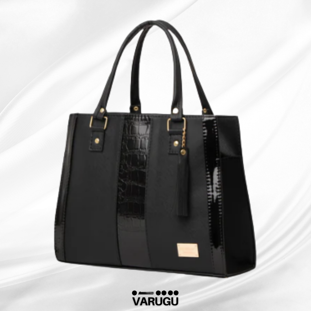 Bolsa amplia con raya - Colores variados