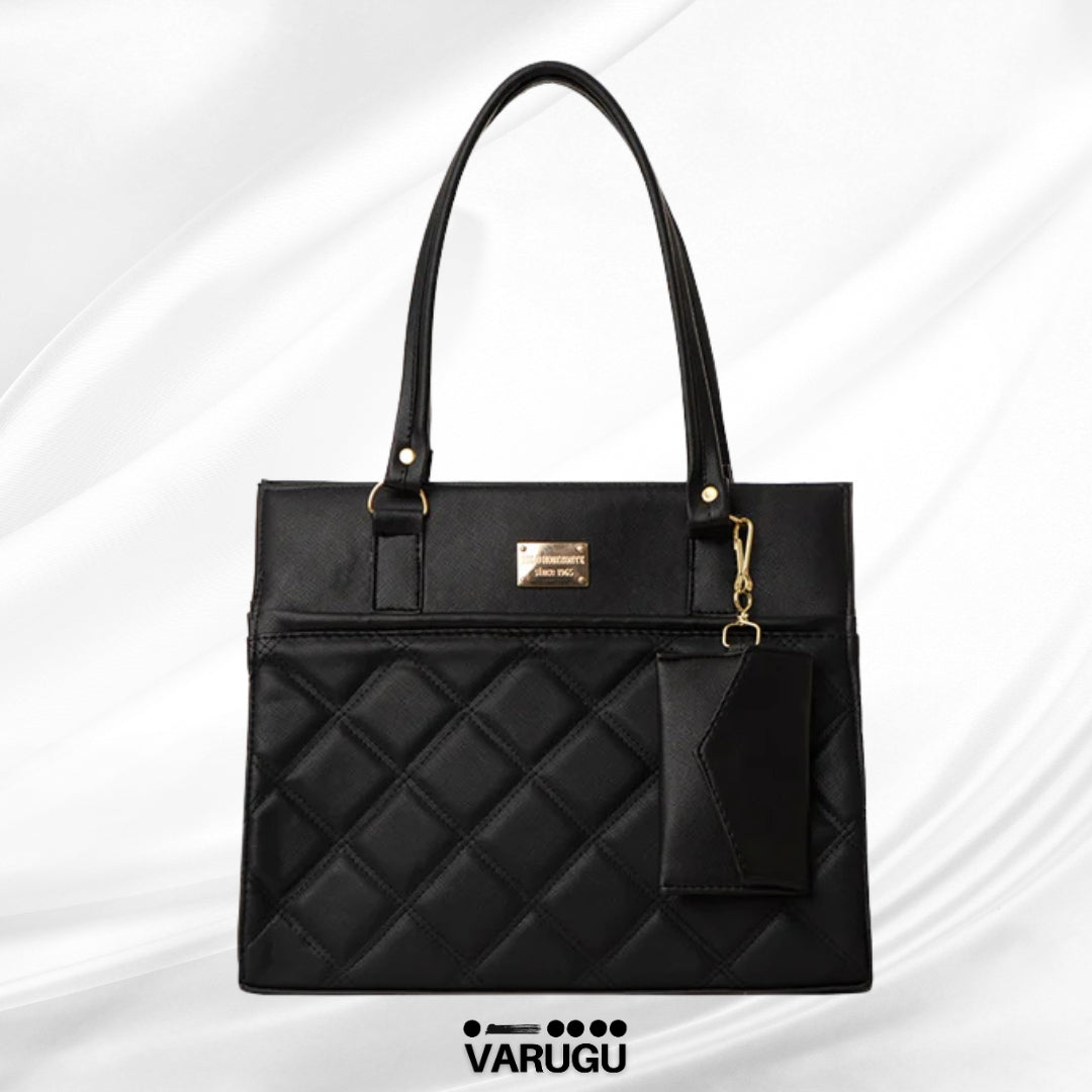 Bolsa color negro con monedero