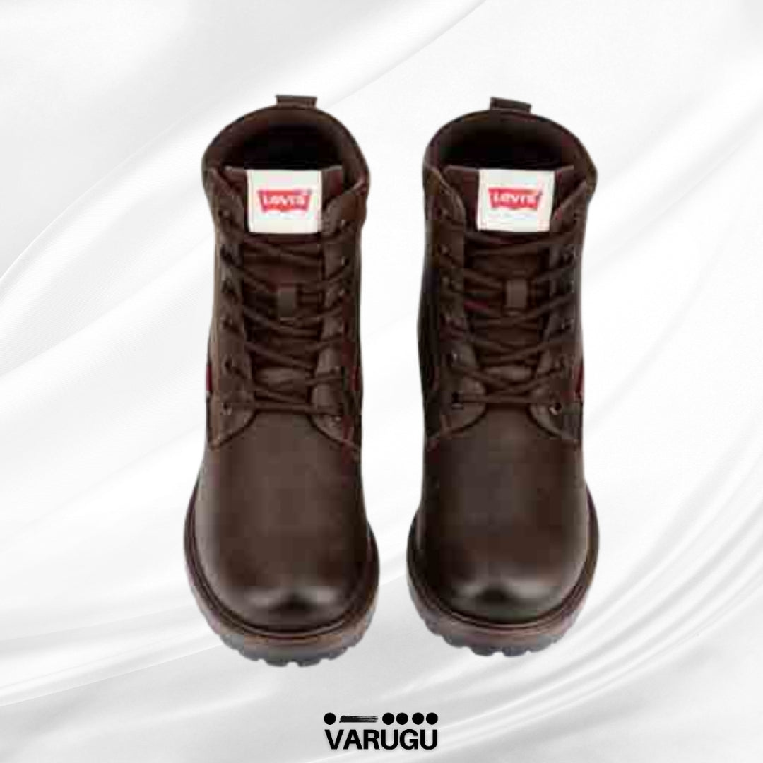 Botines LEVIS color chocolate casuales para mujer