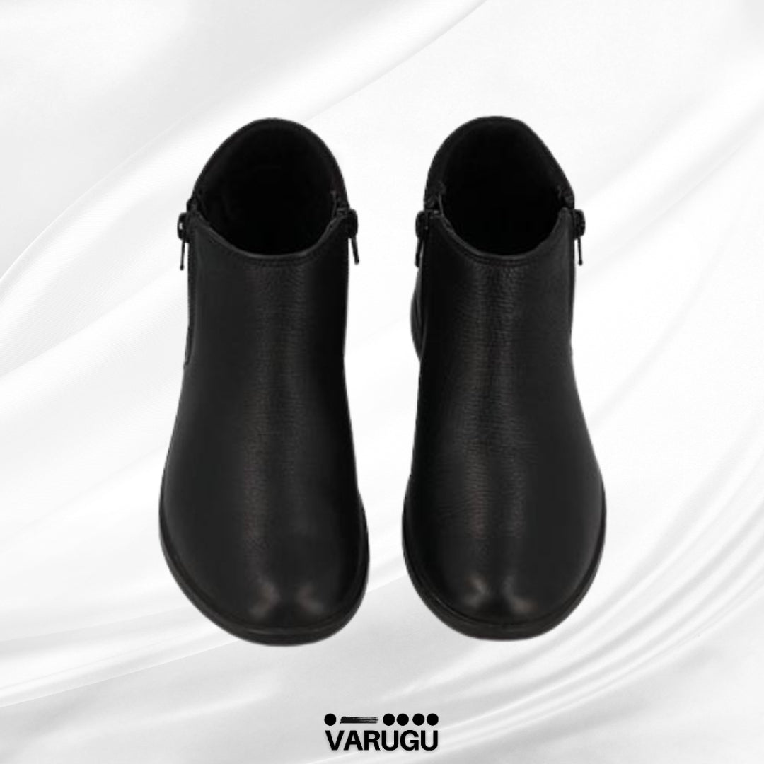 Botines negros con doble cierre