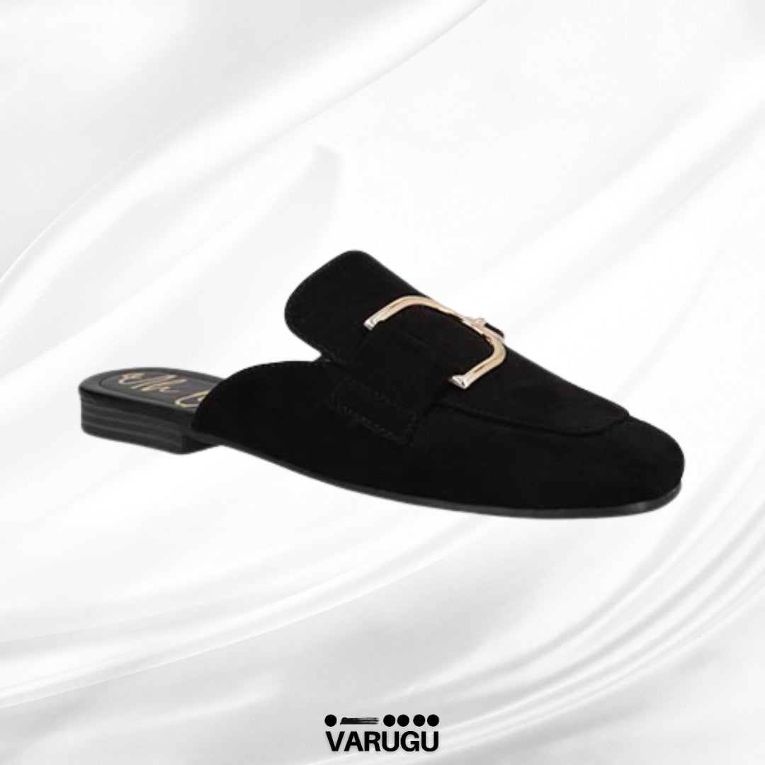 Flats casuales en color negro