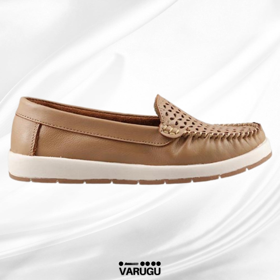 Mocasines ligeros color miel