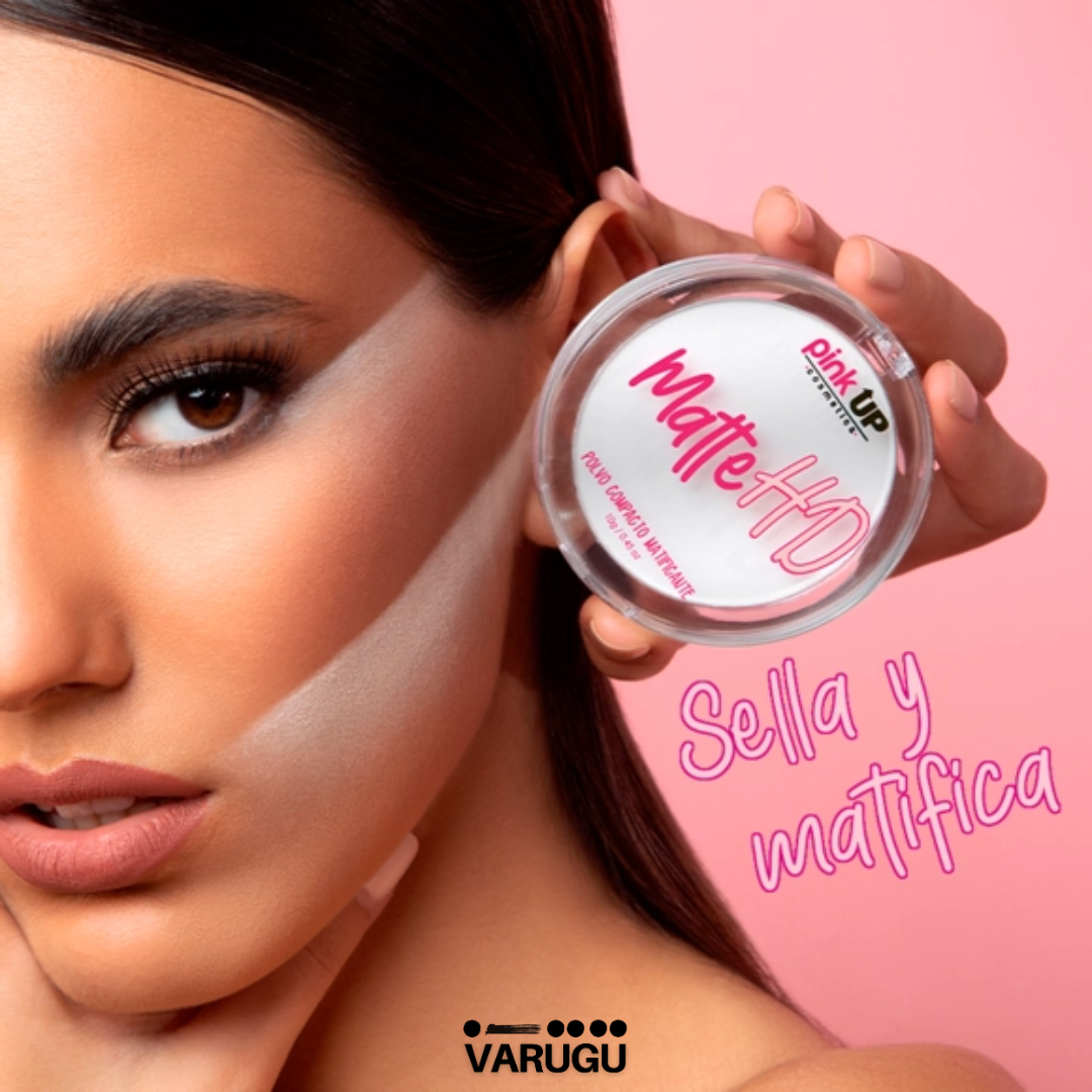 Polvo compacto traslúcido Matte HD - Pink Up