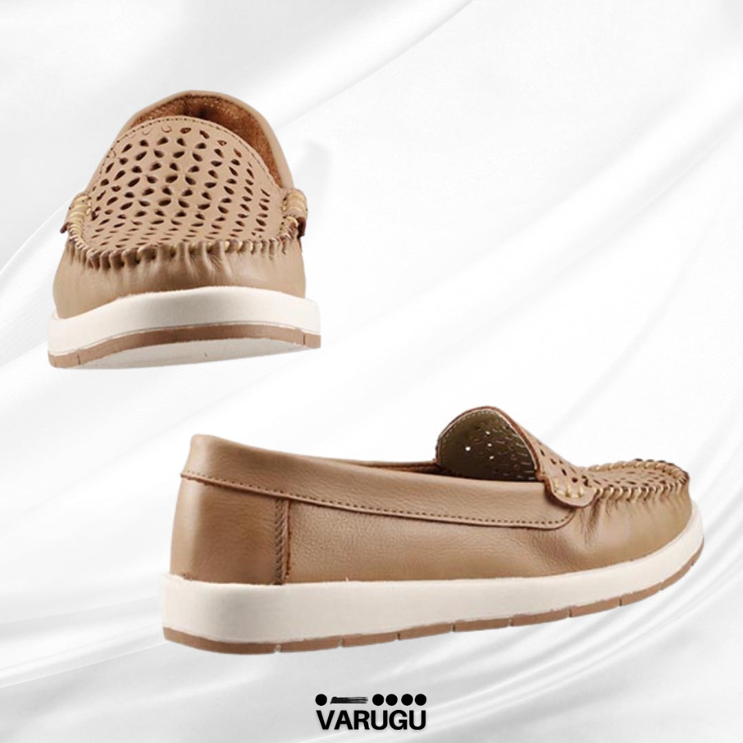 Mocasines ligeros color miel