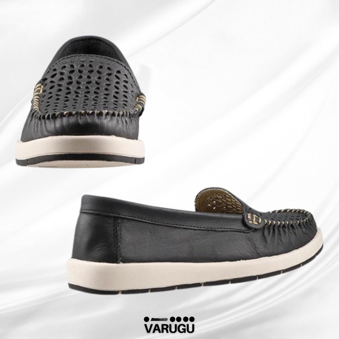 Mocasines casuales color negro