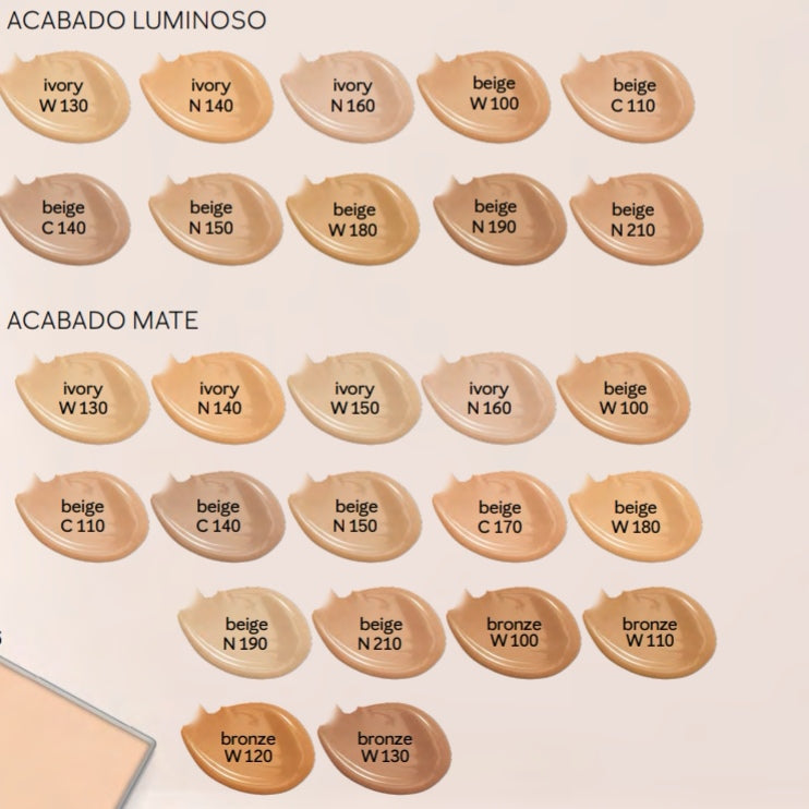 Maquillaje base líquido TimeWise 3D | Acabado MATE | Empata tono de maquillaje con piel | Contra líneas de expresión